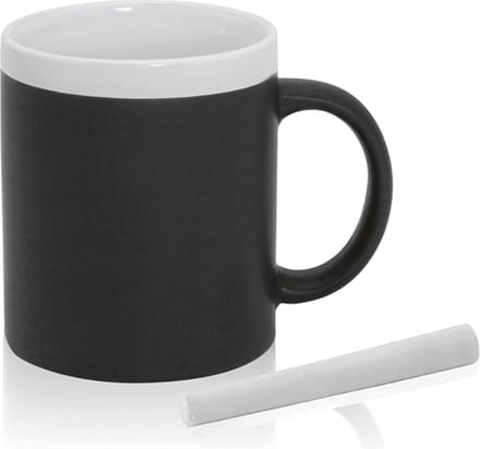 Krijtmok - Zwart - Inclusief krijtje - 350 ml - 2 stuks