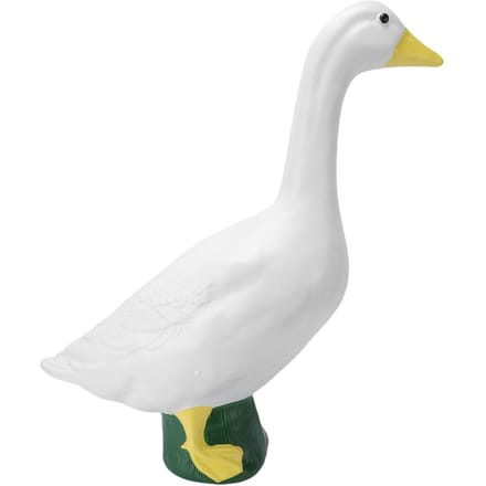 Groot Wit Ganzenbeeld Wispelend Tuindecor Hars Veranda Gans Buiten Binnen Decoratie voor Tuin Patio Huis white