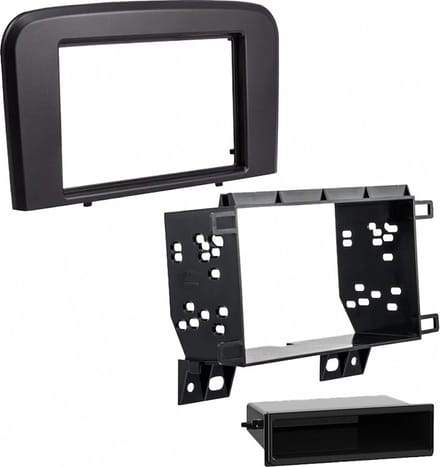 2-DIN-radiopaneel met opbergvak Volvo S80 (TS) 08/1998-06/2004 (METRA)