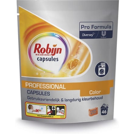 Robijn Professional Wasmiddel Capsules Color - 46 capsules