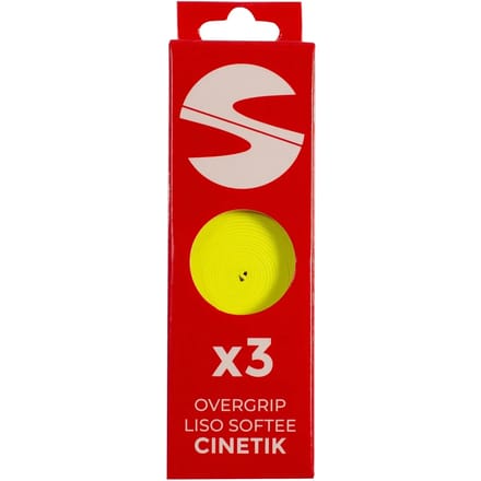 Set van 3 overgrips Glad Softee Cinetik Amarillo Flúor ÚNICA
