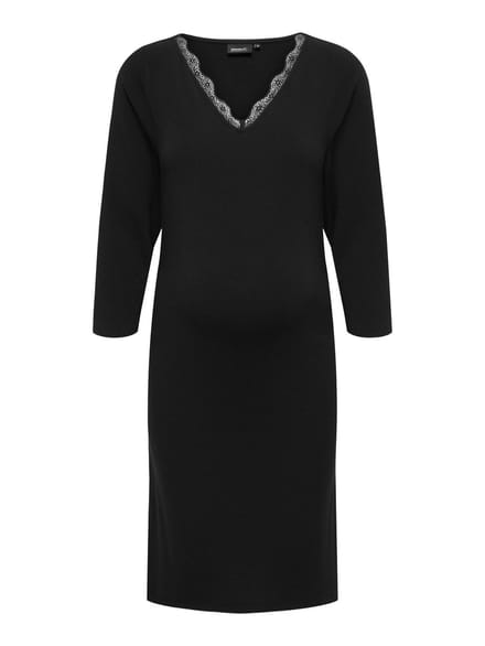 ONLY - OLMLOUISE LACE 3/4 V-NECK ABK DRESS JRS - Dames - Mini jurken