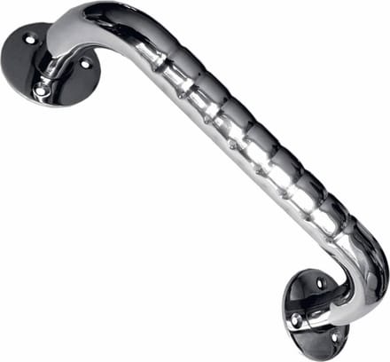 Hoge wandbeugel inox met antislipribbels : 50 cm