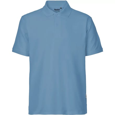 Neutral - Classic Polo - Dusty Indigo - 100% Biologisch Katoen maat M