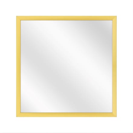 Spiegel met Luxe Aluminium Lijst - Mat Goud - 40x40 cm