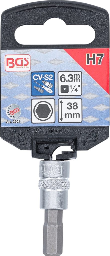 BGS Dopsleutelbit 1/4 INBUS 7 mm