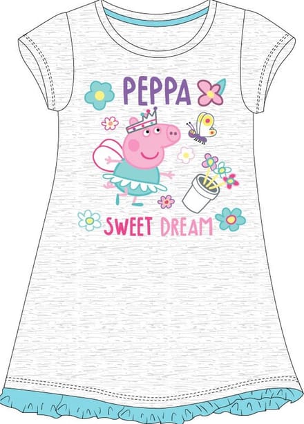 Peppa Pig meisjes nachthemd, grijs, maat 110
