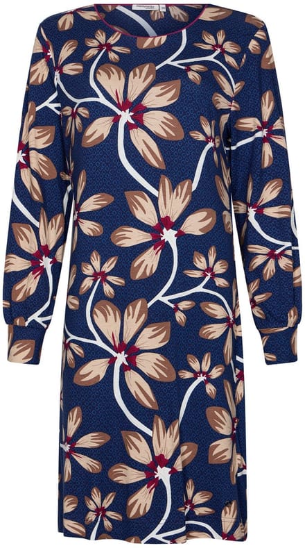 Pastunette Premium - Nachthemd - Midnight Bloom - Viscose - Blauw - Maat 42