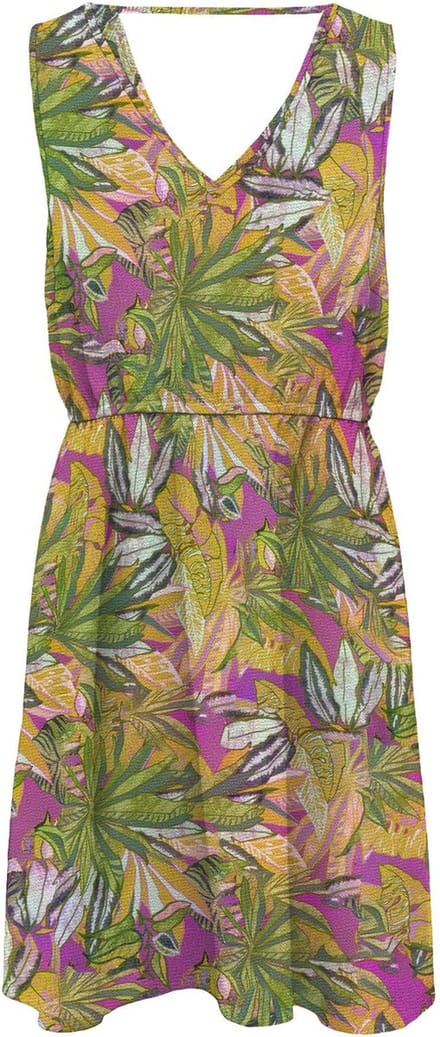 ONLY - ONLNOVA LIFE VIS SARA STRING DRESS WVN - Meisjes - Mini jurken