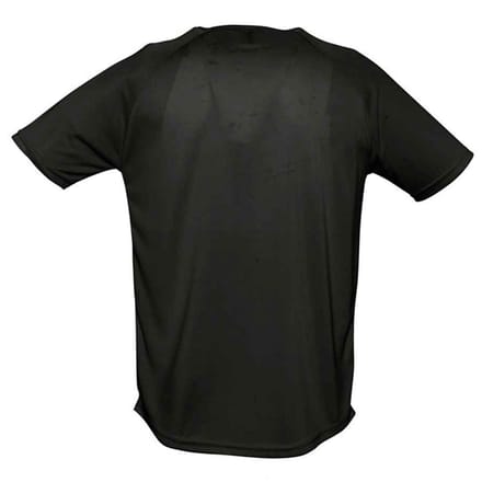 SOLS Heren Sportief Raglan T-shirt (Zwart)