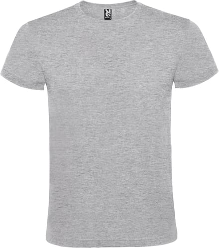 Heather Grijs 5 pack t-shirts Merk Roly Atomic 150 maat S