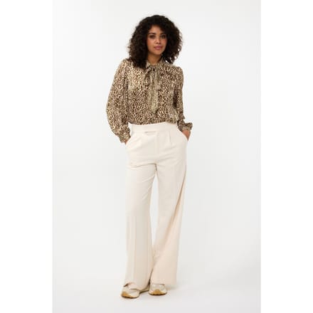 EsQualo Blouse Bow Dimension Print Print Größe: 34 | Blusen Outlet | Damen