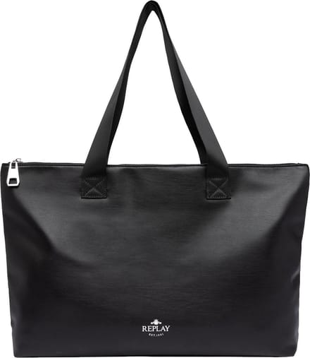 REPLAY Shopper Black Zwart