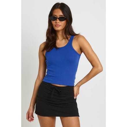 boohoo Dames Verstelbare Taille Skort | Zwart | Maat: 44