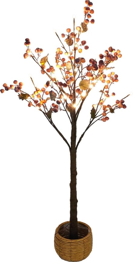 Dekoratief | Decoratieboom 'Tangerine', 48 LED, 137cm | A245016