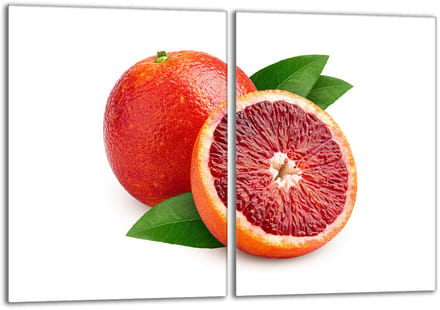TMK ArtDeko - Glasplaat - Keukenbescherming - 40x52 - Grapefruit