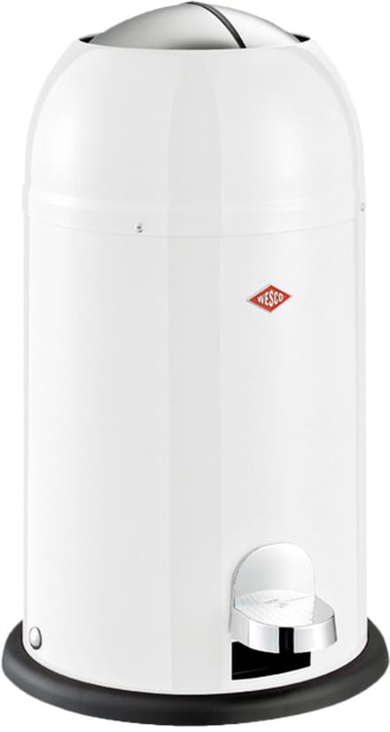 WESCO Kickmaster Junior Prullenbak | Pedaalemmer | 12 Liter | Metaal - Mat zand | Afvalemmer