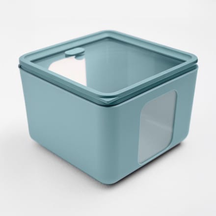 Vershouddoos - B+ - Quadro - Medium - Teal groenblauw - 17 x 17 x 12 cm - Inhoud 2,6 liter