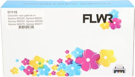 FLWR - Toner / D111S / Zwart - Geschikt voor Samsung
