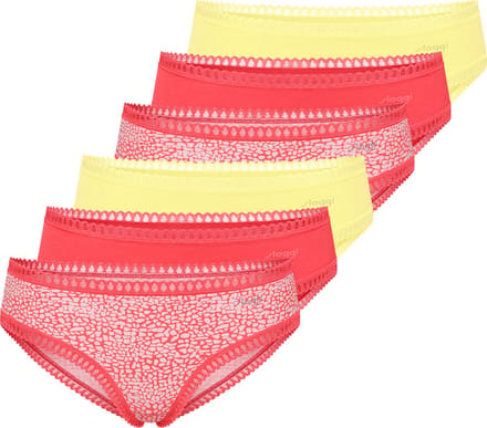 sloggi Dames hipster slip 6 pack GO Crush