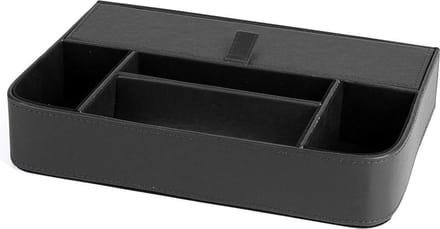 Premium pennenbak lederlook zwart