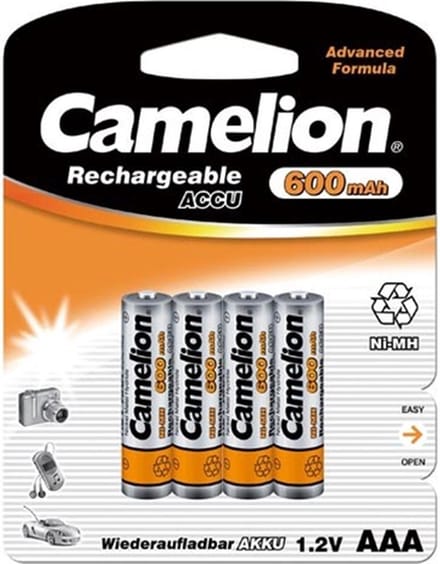 Camelion NH-AAA600-BP4 Rechargeable battery Nikkel-Metaalhydride (NiMH)