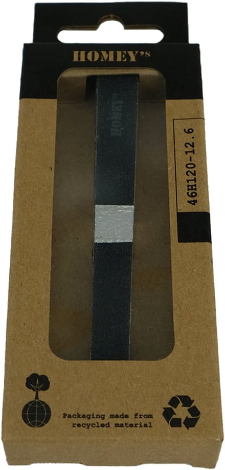 Homeys nagelvijl - 12cm - set van 6 - hout/zwart - duurzame verpakking