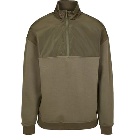 Urban Classics - Military Troyer Sweater/trui - M - Groen
