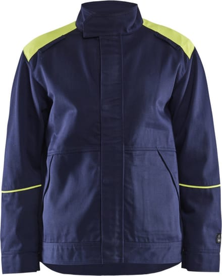 Blåkläder 4801-1501 Lasjack Marineblauw/Geel maat L
