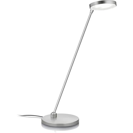 Knapstein LED tafellamp Thea-T, mat nikkel