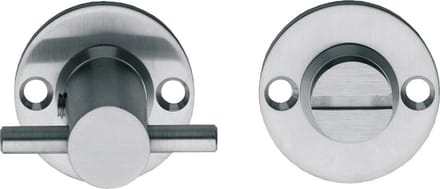 Intersteel Rozet met toilet-/badkamersluiting ø42x2 mm rvs geborsteld