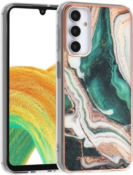 UNIQ Accessory Galaxy A24 TPU Backcover - Marble Green