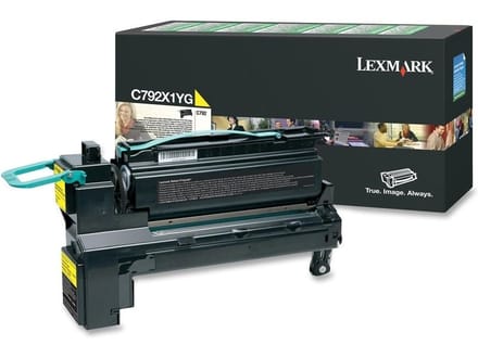 Lexmark C792X1YG Toner Geel Extra hoge capaciteit
