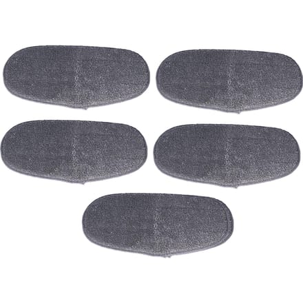 5PCS Chiffon de vadrouille à vapeur Chiffons de vadrouille en microfibre Accessoire de remplacement Convient pour Leifheit CleanTenso gray