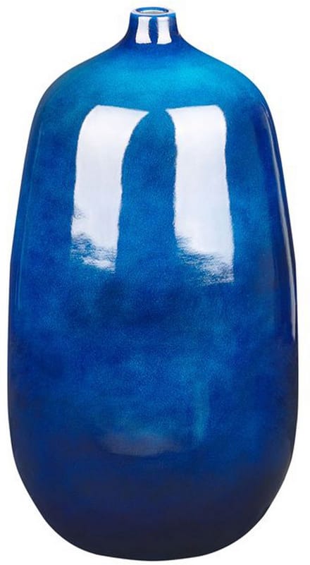 VITORIA - Bloemenvaas - Donkerblauw - 27 cm - Terracotta