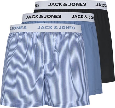 Jack & Jones Heren Plus Size Wijde Boxershorts Geweven JACTOKYO 3-Pack - Maat 4XL