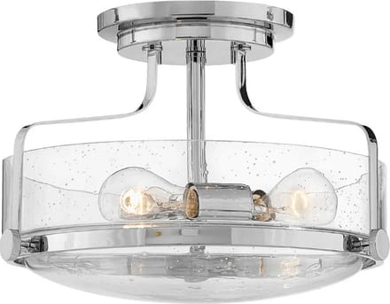 Hinkley LED Plafondlamp Harper | 3X E27 Max 60W | Dimbaar | Polished Chrome