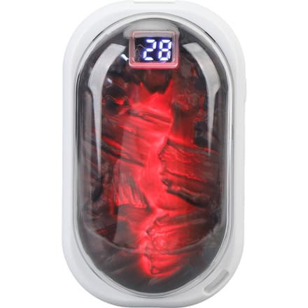 2-in-1 Handwarmer Powerbank Dynamisch Vlamlicht 3 Temperatuurinstellingen 3600mAh Oplaadbaar gray