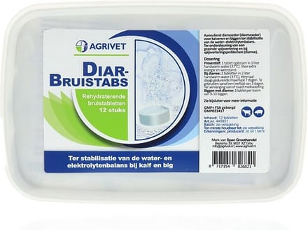 Agrivet Diar-bruistabs 12 stuks