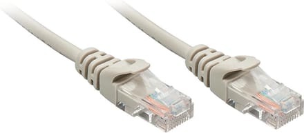 LINDY 48366 RJ45 Netwerkkabel, patchkabel CAT 5e U/UTP 7.50 m Grijs Onafgeschermd 1 stuk(s)