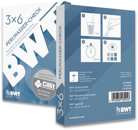 BWT Pearl Water Check hardheidsteststrips