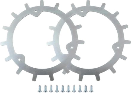 Antislip spikeset - Robot accessoires - Verbeterde grip - Roestvrij staal - 210 mm - Zilver