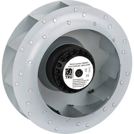 TRU COMPONENTS TC-NA250 Radiaalventilator 230 V/AC 1650 m³/h (Ø x h) 250 mm x 99 mm