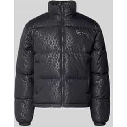 regular fit buffer jacket met all-over logoprint model 'Signature'