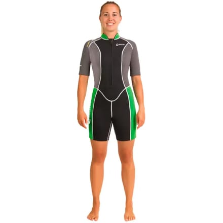 Korte duikoverall voor vrouw Abysstar Surf