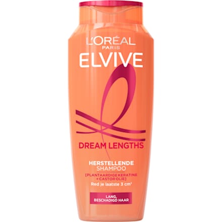 L'Oréal Paris Elvive Dream Lengths Shampoo - Voor lang, beschadigd haar - Herstellende shampoo - 250 ml