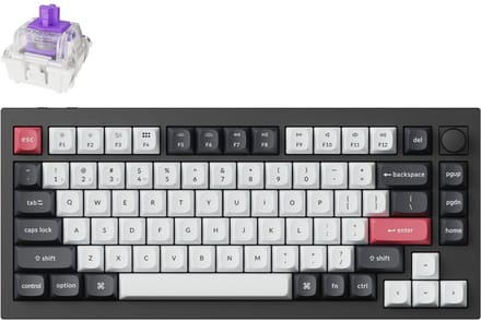 Keychron Q1 HE Wireless Hall Effect Keyboard | Nebula Magnetic Switch | Black - Gaming toetsenbord - Engels - Zwart