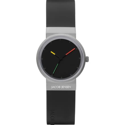 Jacob Jensen 657 Titanium Design Dameshorloge Zwarte Wijzerplaat - 29mm