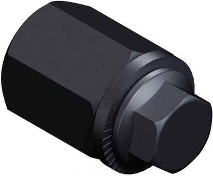 Fietskar Adapter - Koppeling Houder - Fietskar Bevestigen - Robuust Metaal - 5 x 08 - Zwart