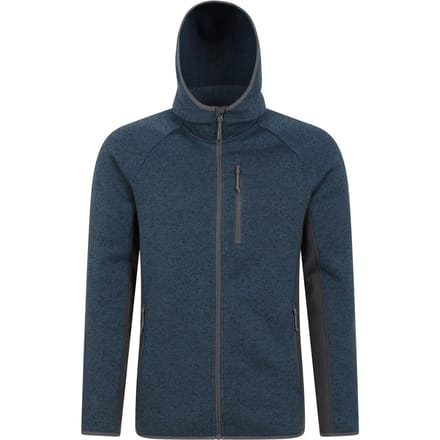 Mountain Warehouse Heren Treston Fleece Hoodie (Marine)